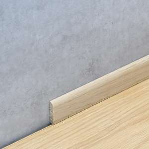 Sockelleiste 6 x 23 mm Eiche roh