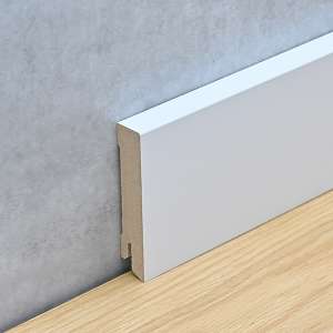Sockelleiste 16 x 80 mm MDF weiß