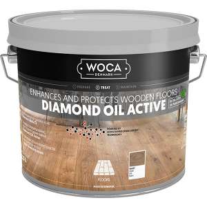WOCA Diamond Oil Active Weiß 2,5 Ltr.