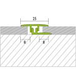 Proline Übergangsschiene 4 - 9 mm